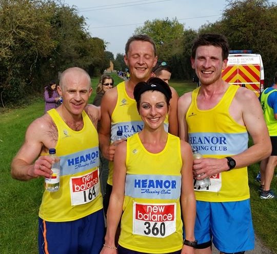 carl, rob, gary and laura at shelton 10k