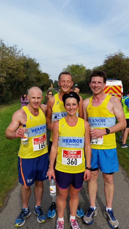 carl, rob, gary and laura at shelton 10k